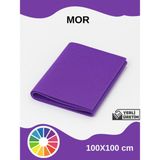 Special Action Metrelik Ince Keçe Kumaş Keçe 1 mm Aktivite Keçesi Renkli Keçe El Işi Keçesi 1 Metre (100CMX100CM) - Mor