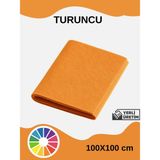 Special Action Metrelik Ince Keçe Kumaş Keçe 1 mm Aktivite Keçesi Renkli Keçe El Işi Keçesi 1 Metre (100CMX100CM) - Turuncu