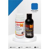 Special Koyu Mavi Deri Boyası ve Cilası 100 mL - 2'li Set / Mont Eşya Çanta Deri Boyası