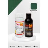 Special Koyu Yeşil Deri Boyası ve Cilası 100 mL - 2'li Set / Mont Eşya Çanta Deri Boyası