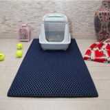 Special Matt (100X110 Cm) Kedi Tuvalet Önü Paspası Kedi Kumu Paspası Kedi Matı - 100 x 100 cm - Lacivert