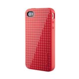 Speck iPhone 4s/4 İle Uyumlu Pixelskin Hd Silikon Kılıf Kırmızı