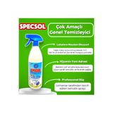 specsol Çok Amaçlı Güçlü Çamaşır Leke Çıkarıcı Sprey Araba Ve Ev Temizlik Spreyi Yağ Kir Çözücü Sprey (Konsantre)