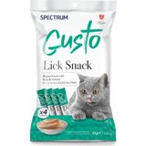 Spectrum Gusto 4 x 15 gr Ton Balığı Ve Somonlu Sıvı Kedi Ödül Maması Yetişkin Kediler İçin
