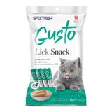 Spectrum Gusto Lick Snack Ton Balığı ve Somon 4x15 gr Sıvı Kedi Ödülü