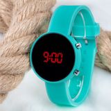 Spectrum LED Watch Saat Su Yeşili Silikon Kordon Unisex Kol Saati ST-303482 - Yeşil - Siyah