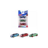 Speed Car 3'Lü Metal Die-Cast Araba Hot Wheels Benzeri Oyuncak Model Araba Seti
