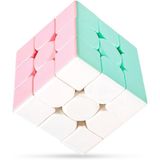 Speed Cupe Rubik Küp Zeka Küpü 3x3 Pastel Renkler Hız Küpü,fidget Oyuncak Seyahat Zeka Oyunu