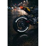 Speed Hunters Motosiklet Ve Otomobil Araç 3d Oto Lastik Yazısı 4 Adet Sticker Arma Seti