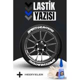 Speed Hunters Motosiklet Ve Otomobil Araç 3D Oto Lastik Yazısı Sticker Arma Seti – 8 Adet