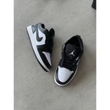 Speed Sneakers Air Jordan 1 Low Kısa Kadın Erkek Günlük Spor Ayakkabı - Siyah - Beyaz