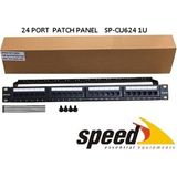 Speed SP-CU624 1u 24 Port Cat6 Dolu Utp Patch Panel + Kablo Düzenleyici - isimdeki gibi