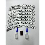 Speedhunter 8 Adet Lastik Yazısı Motosiklet ve Otomobil Lastik Yazısı Sticker - 1 - Beyaz