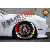 Speedhunters Çift Renk 3D Lastik Yazısı Kauçuk Motor Ve Araçlar Için Lastik Sticker