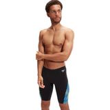 Speedo Allover Digital V-Cut Jam-Mer Erkek Yüzücü Mayosu Siyah-Mavi