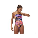 Speedo Alov Digi Lat Tbk Af 1Pc Assorted Kadın Yüzücü Mayosu 8-00406417974 Renkli