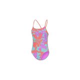 SPEEDO Alv Lline Bk 1Pc Jf Purple Kız Çocuk Mayosu 8-00350018093 Mor