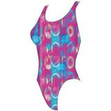 Speedo Bayan Mayo Alv Digi Lbck AF 38 Pembe