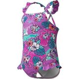 Speedo Digi Frill Trsp If Purple Çocuk Yüzme Mayosu 8-00314618239 Mor
