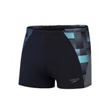 Speedo End+ Max Splice Asht Am Black/Grey Erkek Yüzücü Mayosu 8-00300317540 Siyah