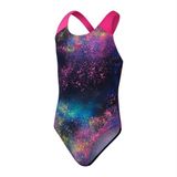 Speedo Girls Digital Allover Splashback Çocuk Yüzücü Mayosu