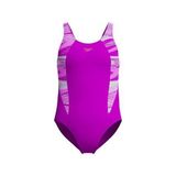 Speedo Hyperboom Splice Muscleback Jf Pink Kız Çocuk Mayosu 8-00372918627 Pembe