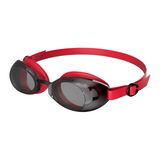 Speedo Jet 2.0 üniseks yetişkin yüzücü gözlüğü | yüzme | gelişmiş görüş yüzücü gözlüğü, Fed kırmızı/siyah/duman, standart beden