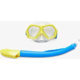 Speedo Ju Dual Lenses Mask With Snrkl Yel/Blu Unisex Çocuk Maske Ve Şnorkel Set - Sarı