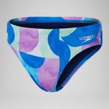Speedo Kız Çocuk Slip Mayosu, Mavi, Alov Digi Brf, 8-10 Yaş