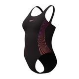 SPEEDO Placement Muscleback Swimsuit Kadın Mayo, renkli, 32