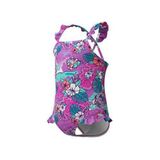 Speedo Speedo Digi Frill Trsp If Purple Çocuk Yüzme Mayosu 8-00314618239 Mor