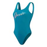Speedo SPEEDO LOGO DEEP UBK 1PC PT AF LACİVERT Kadın Mayo Mavi 32