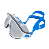 Speedo Üniseks Biofuse Rift Mask Yüzme Gözlüğü | Açık Su Yüzücü Maskesi | Buğu Önleyici | Sızdırmaz, Mavi/Şeffaf, Tek Beden