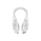Speedo Uniseks-Yetişkin Biofuse Noseclip | Silikon Konfor | Ergonomik Tasarım, Şeffaf, Tek Beden