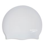Speedo Üniseks Yetişkin Bone Uzun Saçlar için | Bone | Keçesiz | Kolay Takılabilir Antrenman Yardımcısı, Gümüş, Tek Beden