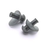 Speedo Üniseks Yetişkin Ergo Swimming Earplug Yüzme Kulak Tıkaçları, Gri, Tek Beden