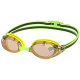 Speedo Vanquisher 3.0 Aynalı Dalış Gözlüğü, Unisex Yetişkinler için, Hiper Sarı/Gri/Ablaze Ayna, Tek Boyut