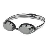 Speedo Vanquisher 3.0 aynalı yüzücü gözlüğü, üniseks, yetişkin gözlüğü, yüzme, gelişmiş görüş, S ve S siyah, standart beden