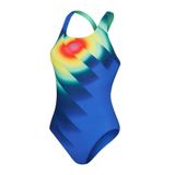 Speedo Womens Placement Digital Powerback - Kadın Mayosu