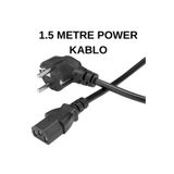 SpeedUF 1.5m Power Kablosu ⚡ C13 Kettle Tipi Bilgisayar Monitör Güç Kablosu