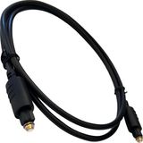SpeedUF 15 Metre Optik Ses Kablosu 🎧 Toslink SPDIF Dijital Fiber Bağlantı Kablosu – Siyah