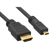 Speeduf 5 Metre Mikro HDMI Kablo Micro HDMI To HDMI Kablo 5m Tip-D HDMI