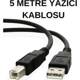 Speeduf 5 Metre Yazıcı Kablosu – USB Tip A To USB Tip B, Uzun ve Dayanıklı
