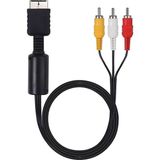 Speeduf Playstation 2 & 3 1.8 Metre Av Kablosu 🎮 3 Rca Video & Ses Kablosu – Orijinal Kalite