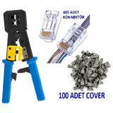 SpeedUF Yeni Nesil RJ45 Ağ Pensesi + 100 Adet Jack + 100 Adet Kılıf