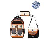 Speedy Bags Astronot Desenli Erkek Çocuk Premium İlkokul Sırt Çantası Termal Beslenme Ve Kalemlik