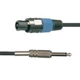 Spekon-6.3 mm 10 m Mono Hoparlör Kablosu