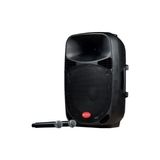 Spekon Baretone Mob-15 El + El 15" Usb-Bt Taşınabilir Seyyar Şarjlı Ses Sistemi - Siyah