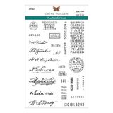 Spellbinders Sign Here by Cathe Holden Şeffaf Damga Seti