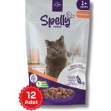 Spelly Premium Kısırlaştırılmış 12×85 gr Somonlu Kedi Yaş Mama